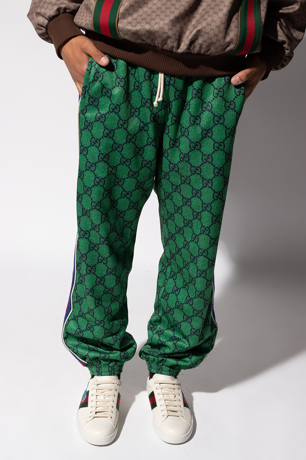 Gucci cheap pants green